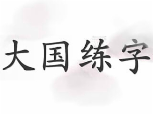 大國練字